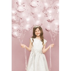 Balony z Konfetti 2 szt. Rose gold