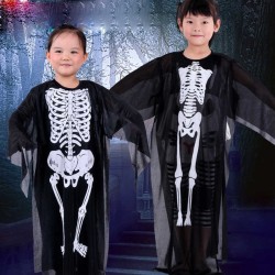 Strój Kościotrup Szkielet Frak Krzyk Halloween