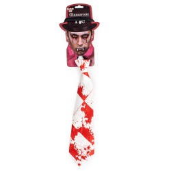 Krawat Zombie Halloween Straszny Bal Horror