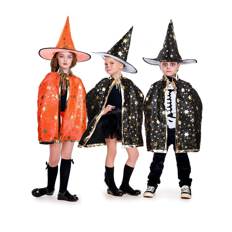 Strój Peleryna Halloween czarodziej mag