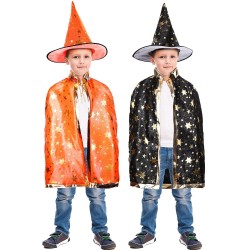 Strój Peleryna Halloween czarodziej mag