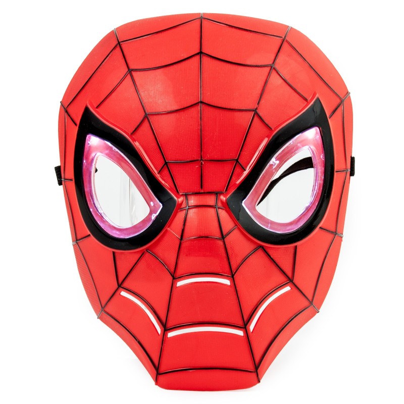 Maska Spiderman z LED świecącymi obwódkami