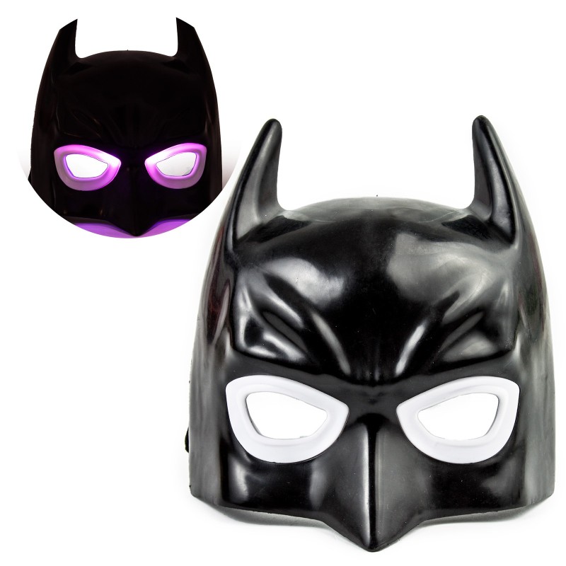 Przebranie Batman Maska Led Świecąca Karnawał