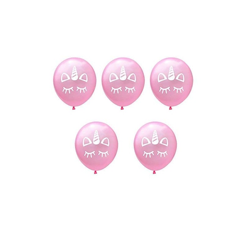 Bukiet Balony Przeźroczyste Konfetti Unicorn 15sz