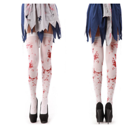 Pończochy Rajstopy Zombie Halloween Straszny Bal