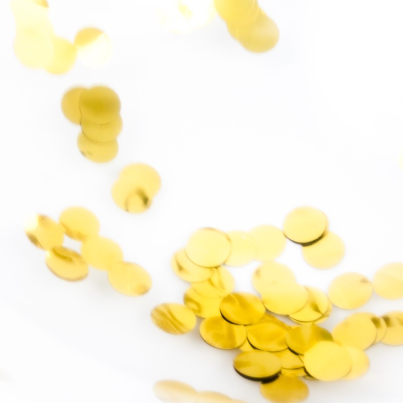 Marmur róż i confetti - zestaw balonów 10 szt