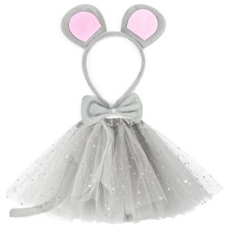 Strój Mysz Myszka Tiulowa Spódniczka Opaska Ogon