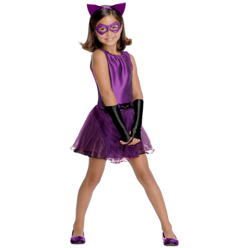 Kostium kotek kot Fioletowy strój Cat-Woman