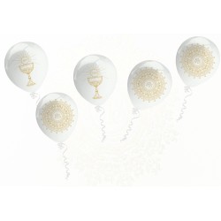 IHS zestaw komunia balony i girlanda