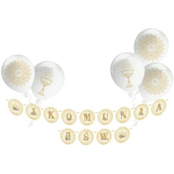 IHS zestaw komunia balony i...