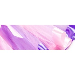 Kolorowa Spódnica Zumba Tutu Kręcąca Się - Liliowo Różowa