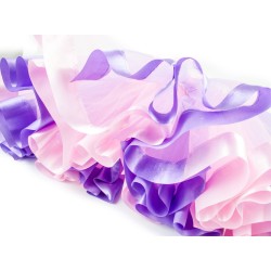 Kolorowa Spódnica Zumba Tutu Kręcąca Się - Liliowo Różowa