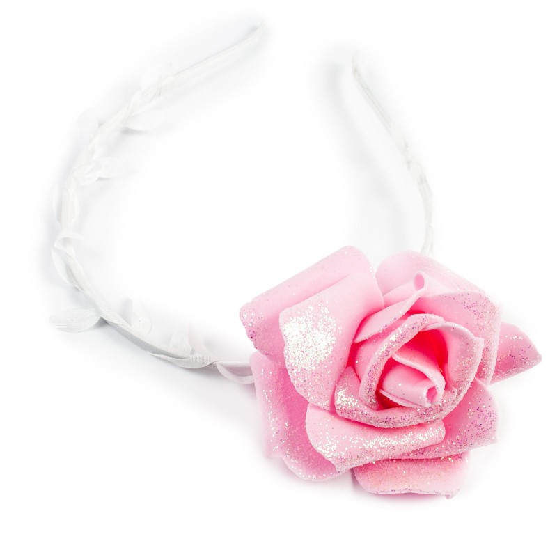 Wianek opaska z kwiatem kolory