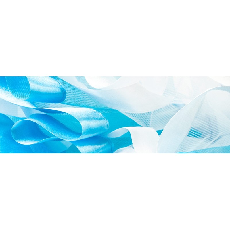 Kolorowa Spódnica Tutu Kręcąca Się - niebiesko biała