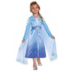 Strój Sukienka Elsa Frozen 2 Warkocz