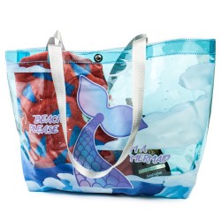 Torba plażowa transparentna