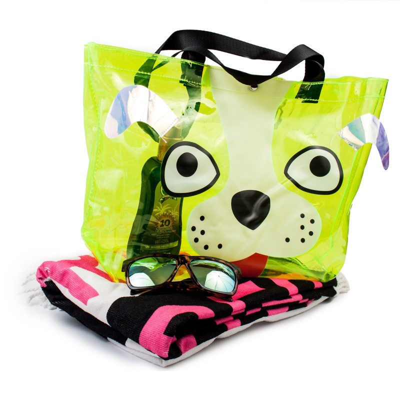 Torba plażowa transparentna