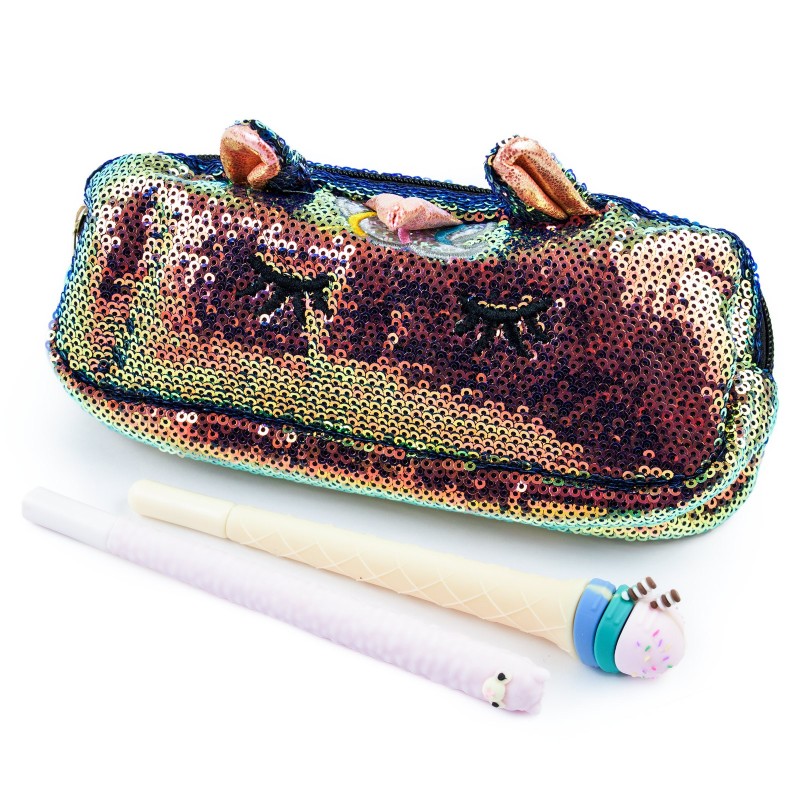 Piórnik cekiny unicorn jednorożec pegaz