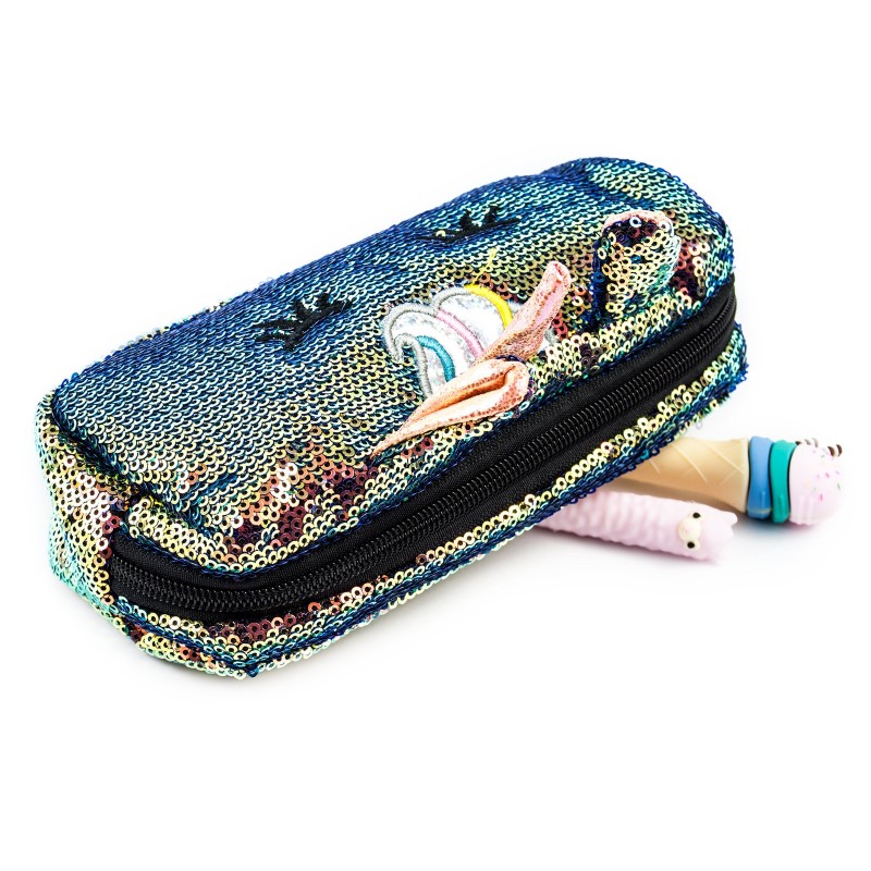 Piórnik cekiny unicorn jednorożec pegaz