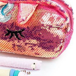 Piórnik cekiny unicorn jednorożec pegaz