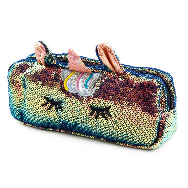 Piórnik cekiny unicorn jednorożec pegaz