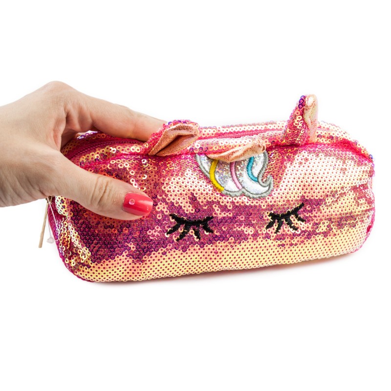 Piórnik cekiny unicorn jednorożec pegaz