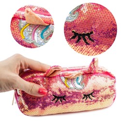 Piórnik cekiny unicorn...