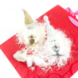 Ozdoba choinkowa skrzat Mikołaj 1 szt.