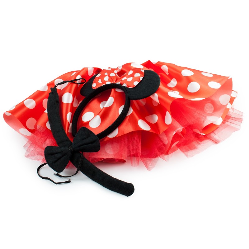 Zestaw strój Myszka Minnie z opaską