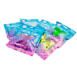 Glinka Slime Masa plastyczna Syrenka Mermaid Crystal 120g
