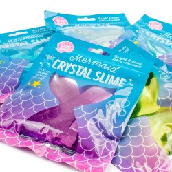 Glinka Slime Masa plastyczna Syrenka Mermaid Crystal 120g
