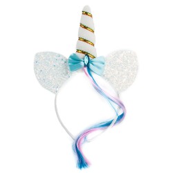 Opaska z różdżką jednorożec włosy