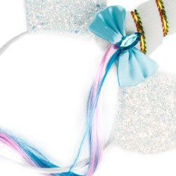 Opaska z różdżką jednorożec włosy