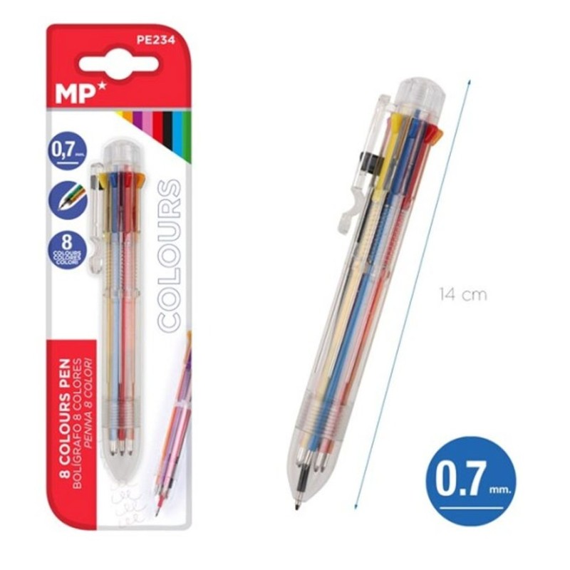 Długopis 8 kolorów