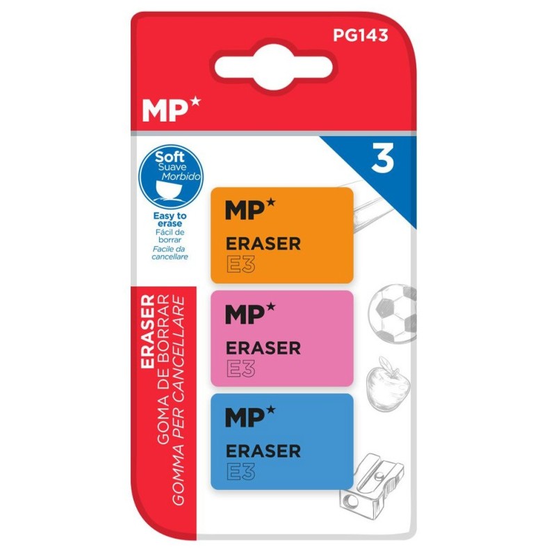 Gumki FLUO kostki PG143