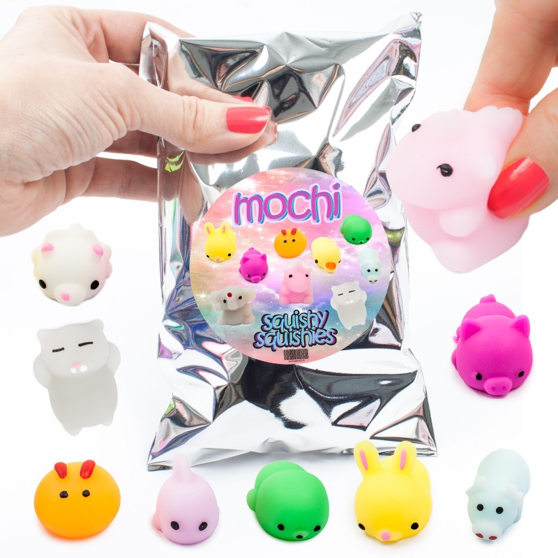 Zestaw MOCHI Squishy Squishies GNIOTKI FIDGET TOYS