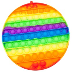 Popit XL kółko tęczowe