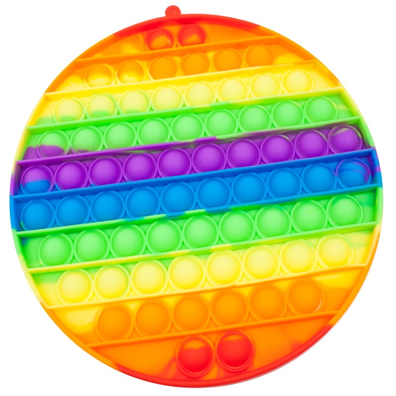 Popit XL kółko tęczowe