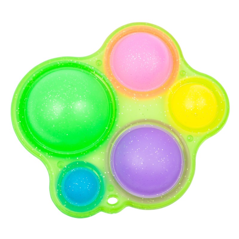 Fidget toy pop it Dimple z brokatem