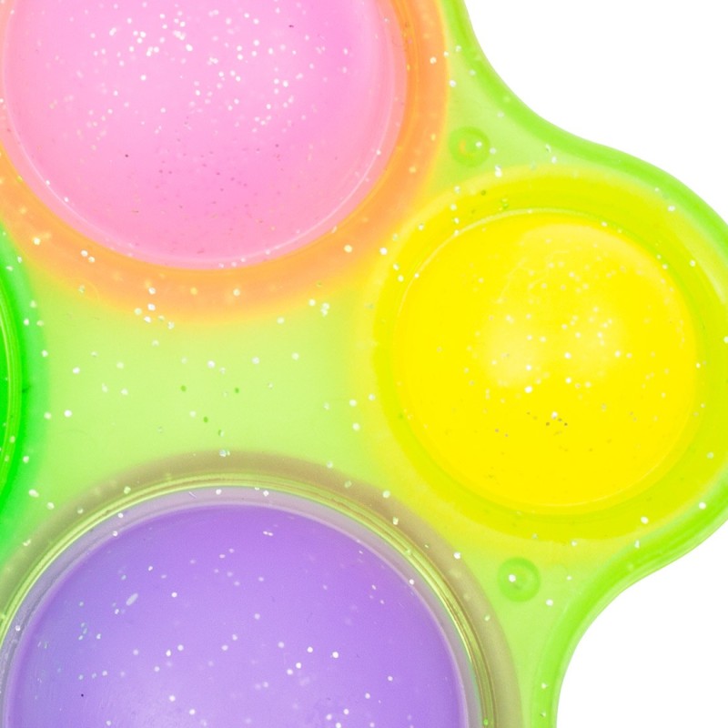 Fidget toy pop it Dimple z brokatem