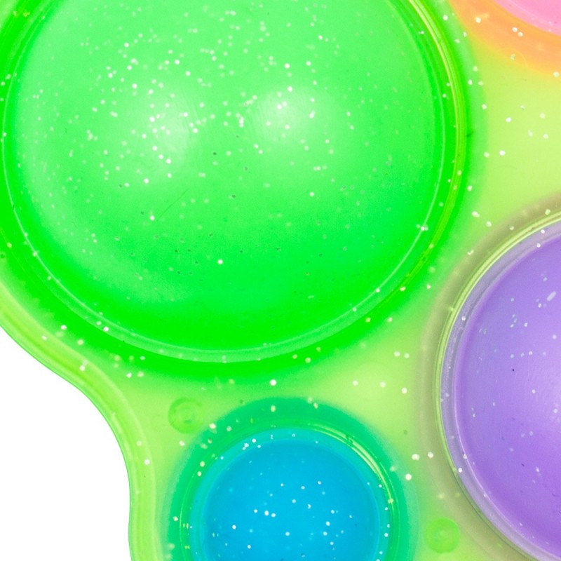 Fidget toy pop it Dimple z brokatem