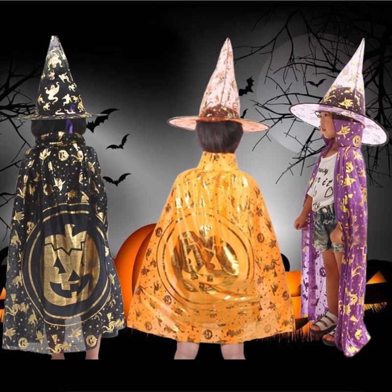 Strój Peleryna Halloween czarodziej mag