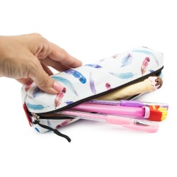 Piórnik szkolny tuba piórka