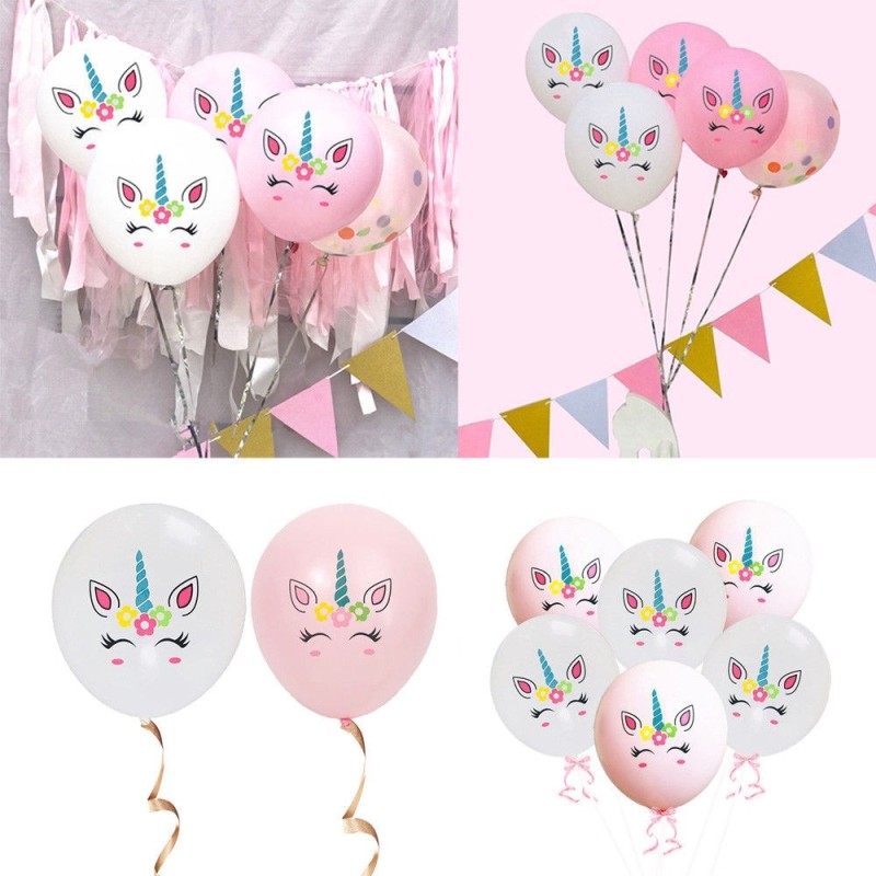 Zestaw Urodzinowy Jednorożec Balony Girlanda