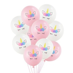 Zestaw Urodzinowy Jednorożec Balony Girlanda