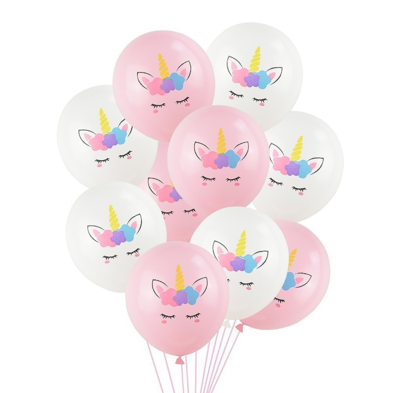 Zestaw Urodzinowy Jednorożec Balony Girlanda