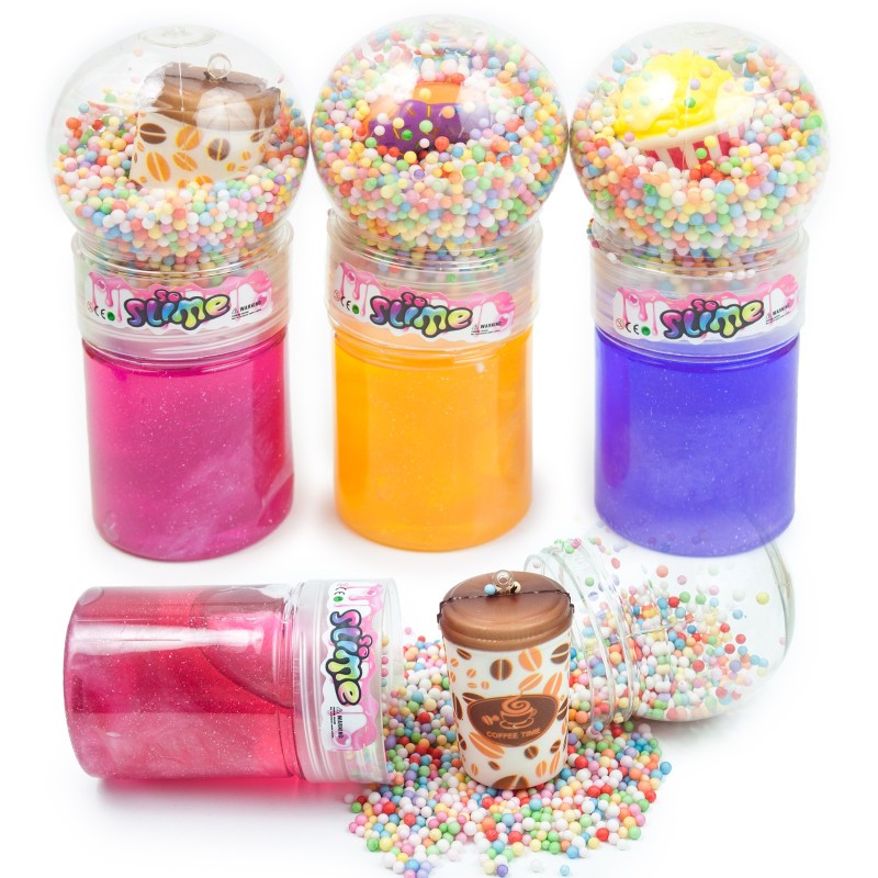 Slime ze squishy kuleczki zestaw 3 szt.