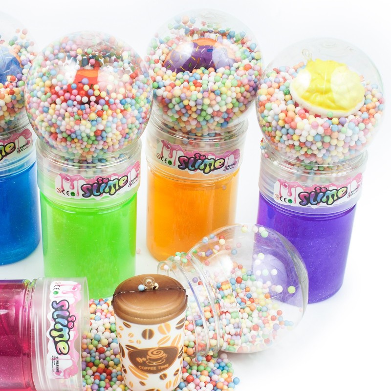 Slime ze squishy kuleczki zestaw 3 szt.