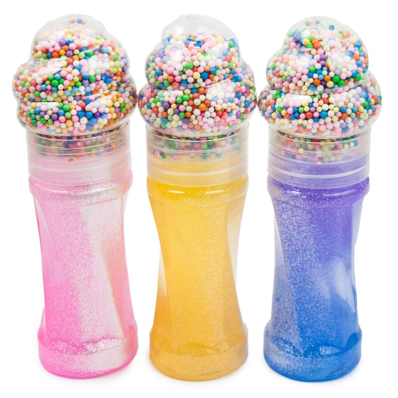 Slime lody z kuleczkami zestaw 3 szt