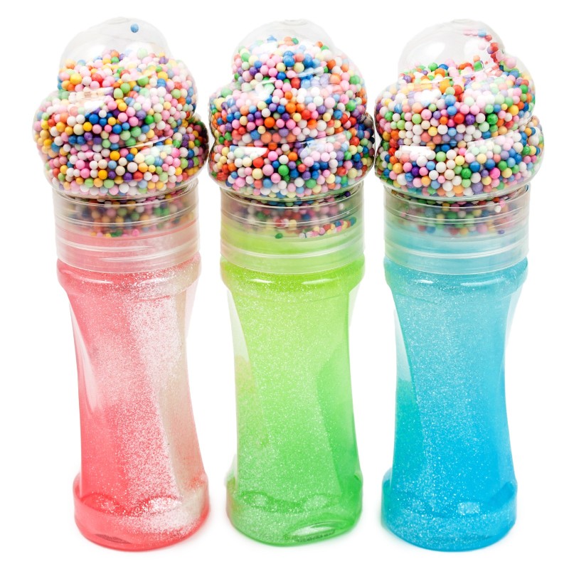 Slime lody z kuleczkami zestaw 3 szt